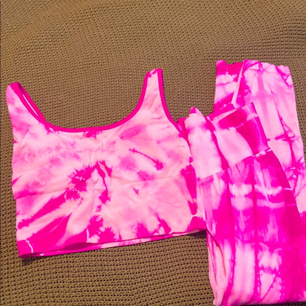 Pink Active yoga set